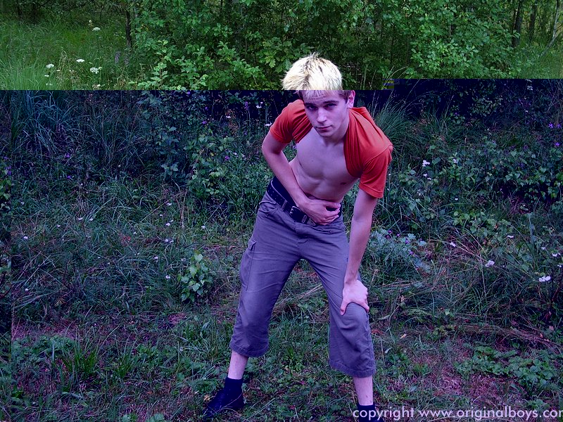 East EU teen Joe - forest